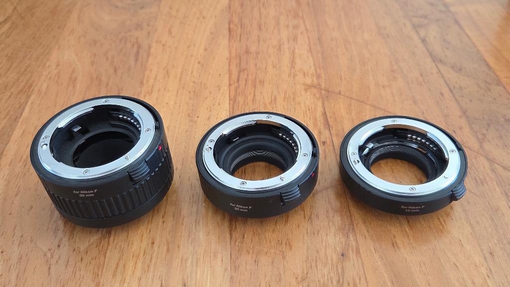 Caruba tussenringen for Nikon F. 12, 20en 36mm, Ophalen, Zo goed als nieuw, Overige typen