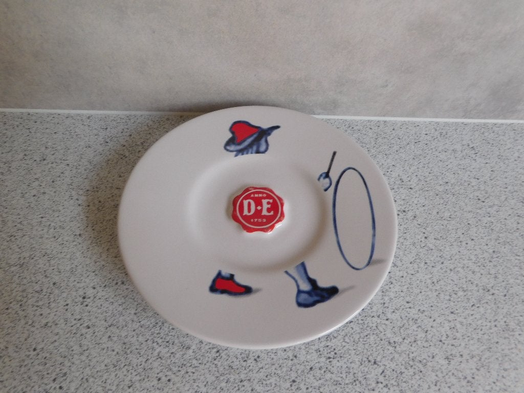Schotel 15 cm. Hoepelen Hollandsche Waaren Douwe Egberts, Overige merken, Ophalen of Verzenden, Overige stijlen, Kop(pen) en/of Schotel(s)