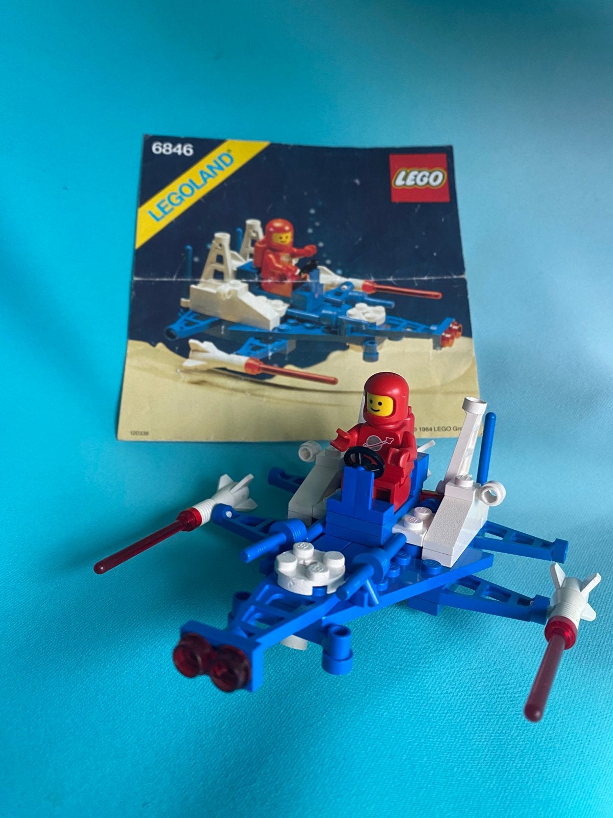 Oude lego classic space 6846 Tri-Star Voyager astronaut, Gebruikt, Lego, Inclusief instructies, Ophalen of Verzenden