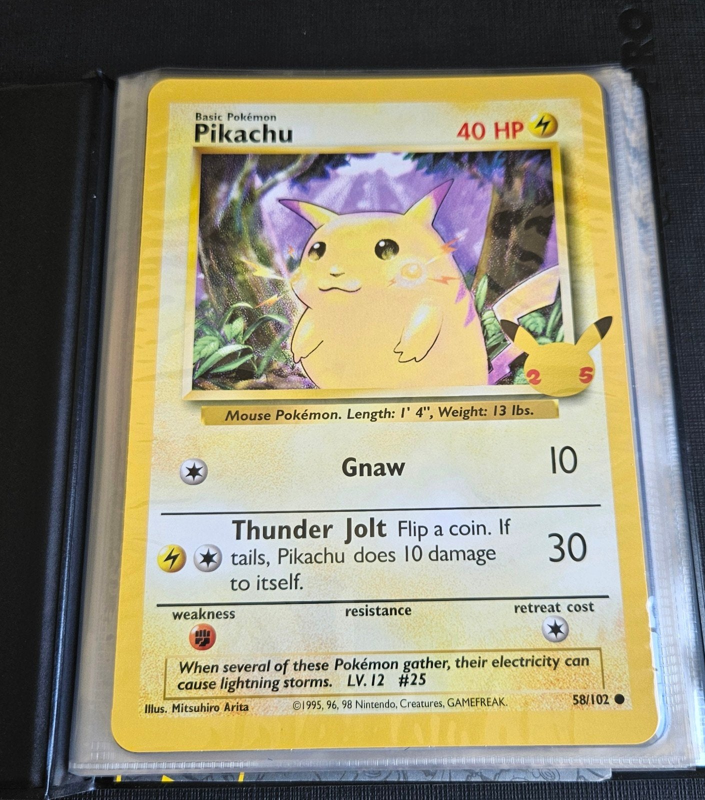 Pikachu Jumbo Kaart 25th Anniversary / Celebrations, Ophalen