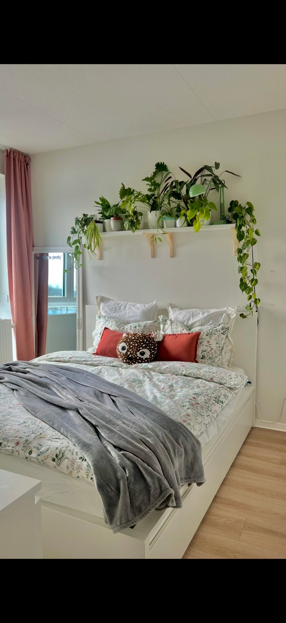 MALM bed wit met 4 lades 160cmx200cm, Ophalen, Gebruikt, Wit, Tweepersoons