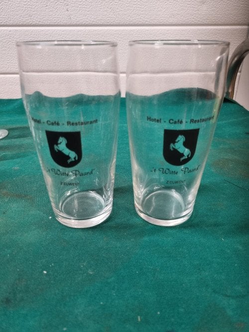 glazen 't witte paard zieuwent 2x, Ophalen of Verzenden, 'T Olde Gre-j, Info@toldegrej.nl, Endepoelstraat 20f Didam