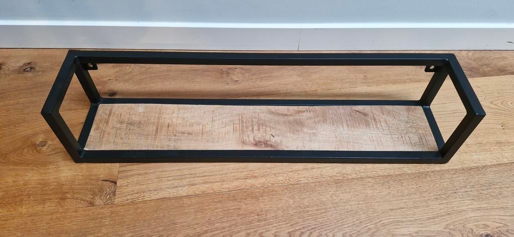 Wandplank industrieel design 81x17,5 cm, Ophalen, Zo goed als nieuw