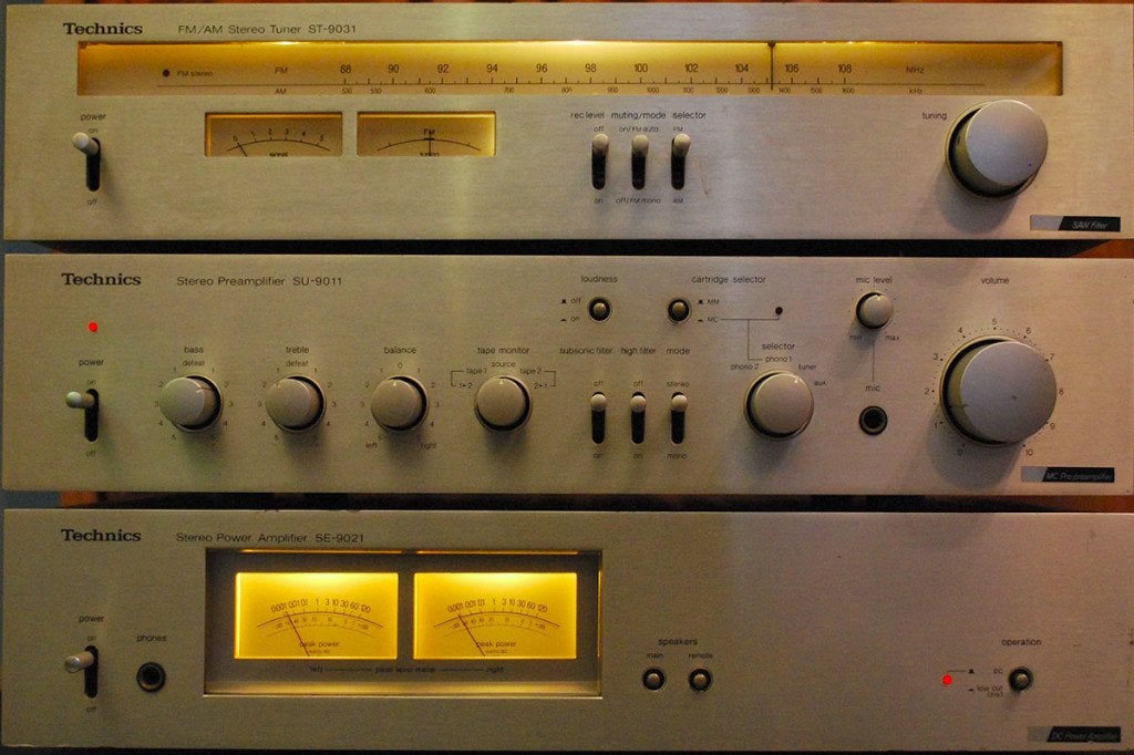 Technics set SU9011 SE9021 ST9031, Gebruikt, Tuner of Radio, Losse componenten, Ophalen