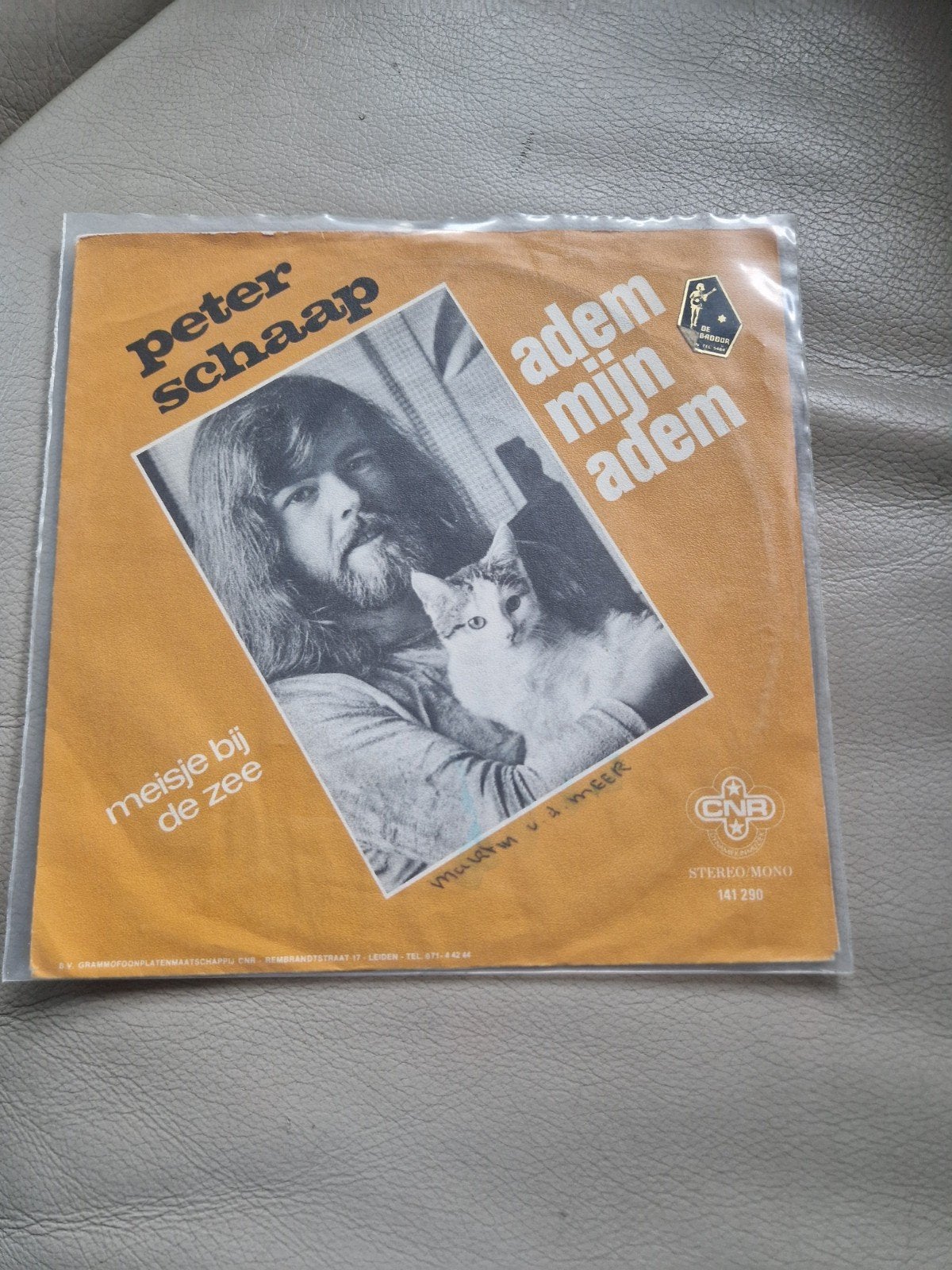 Peter Schaap Adem mijn Adem Nederpop, Gebruikt, 7 inch, Ophalen of Verzenden, Nederlandstalig