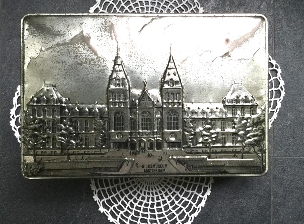 Blik Rijksmuseum Patria Biscuits, Ophalen of Verzenden, Gebruikt, Overige