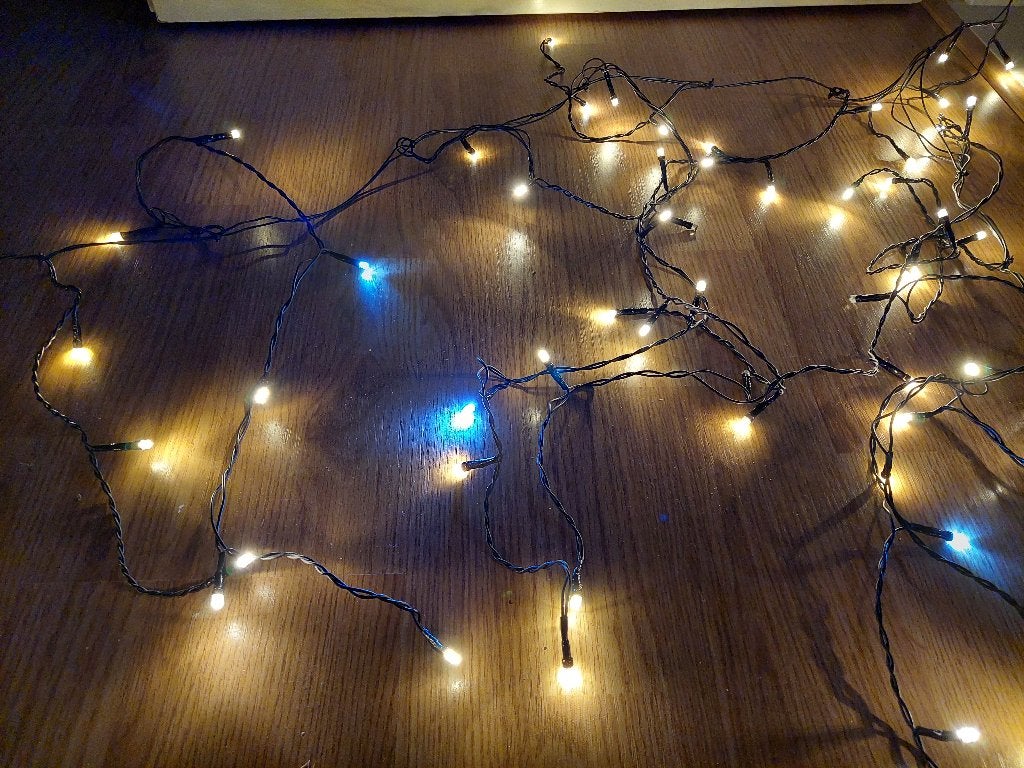 IJspegelverlichting (knipperend met blauw licht), Diversen, Ophalen, Zo goed als nieuw