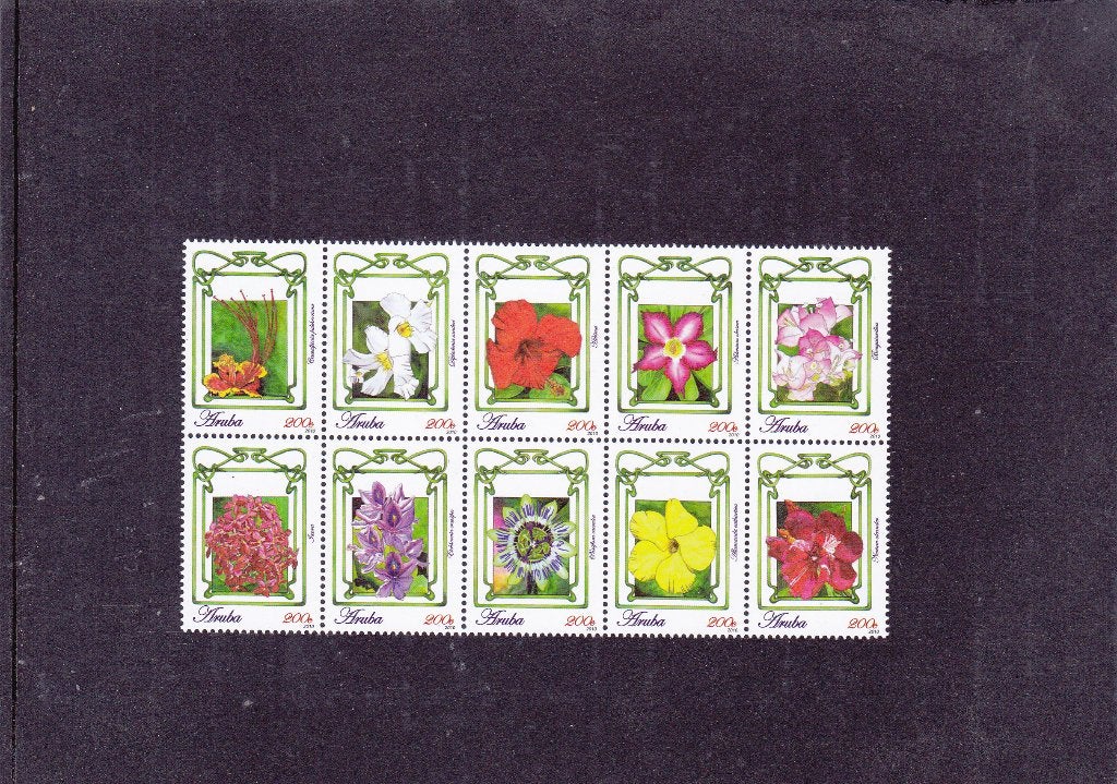 Aruba 472/81 Bloemen 2010 (84), Verzenden, Postfris