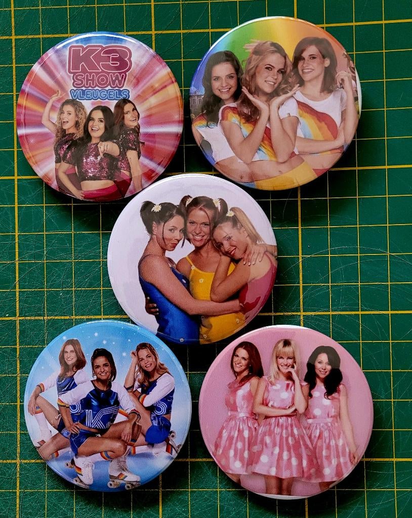 Grote K3 buttons (1), Verzenden, Nieuw, Gebruiksvoorwerp