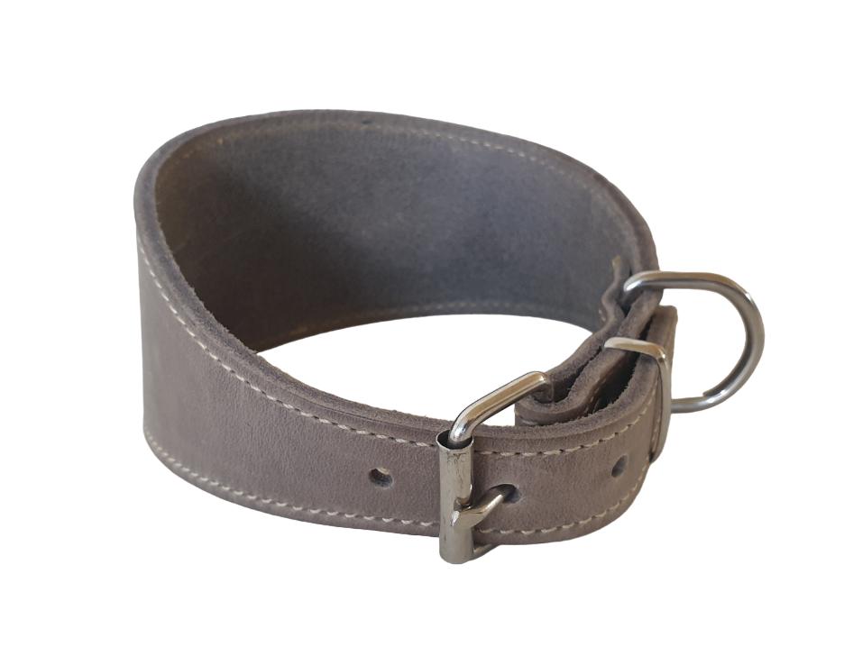 JACK AND VANILLA Whippet Halsband Grijs Nek 34-40 cm -55%!!!, Ophalen of Verzenden, Handgemaakt, Nieuw
