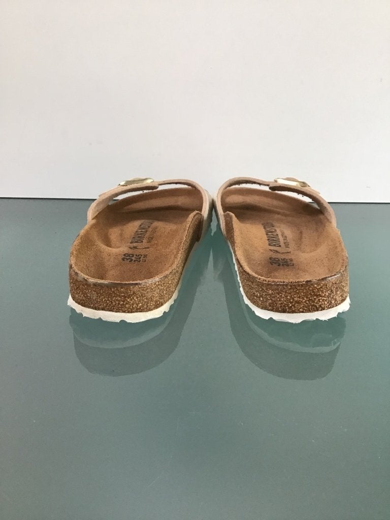 Birkenstock 38 | Madrid beige | Gratis verzenden, Slippers, Verzenden, Beige, Zo goed als nieuw