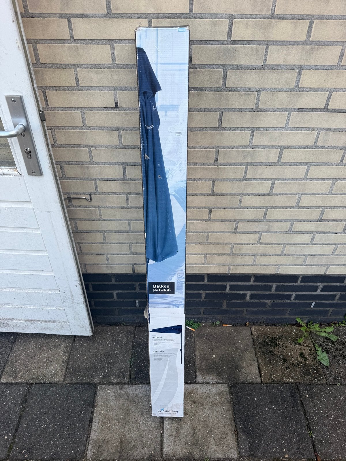 Nieuwe Balkon Parasol - Perfect voor kleine ruimtes, Muurparasol, Kantelbaar, Nieuw, 2 tot 3 meter