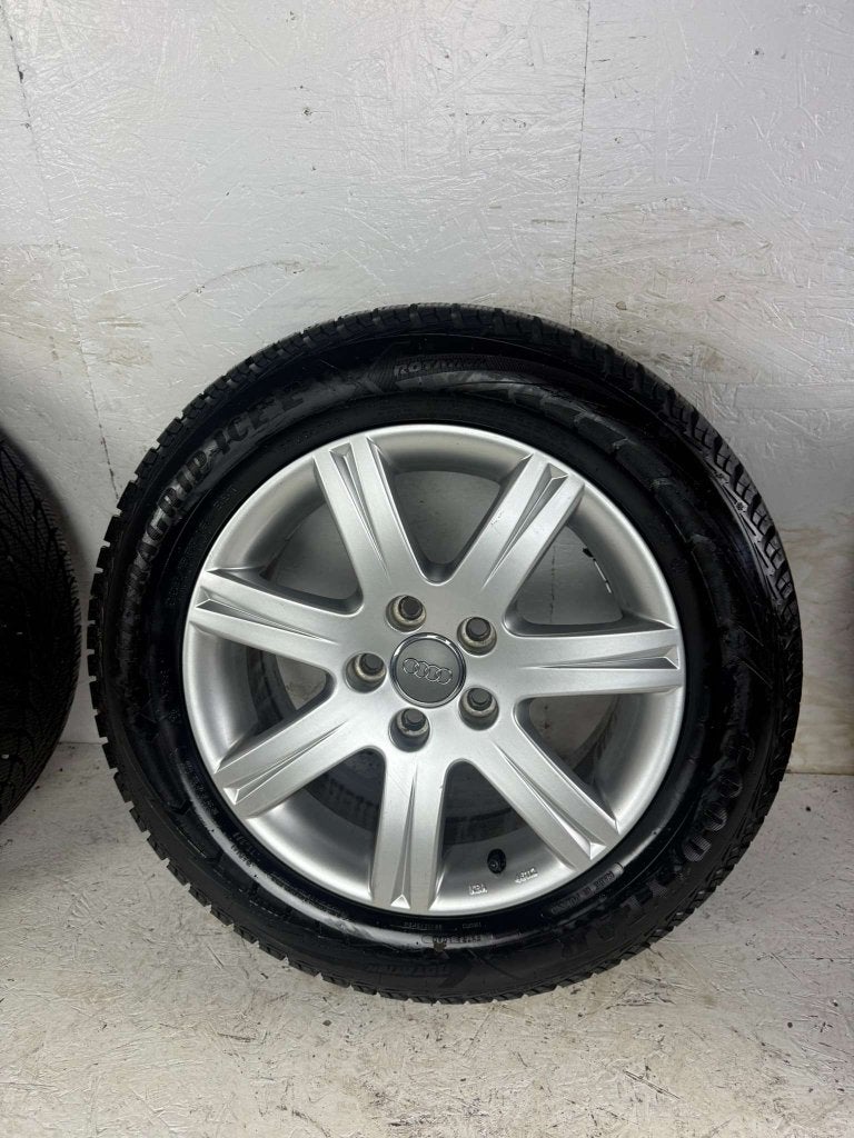 Originele Audi A4 A5 A6 TT A3 velgen 16" 5x112 winterset 9mm, Auto-onderdelen, Banden en Velgen, Niet ingevuld, Gebruikt, 16 inch