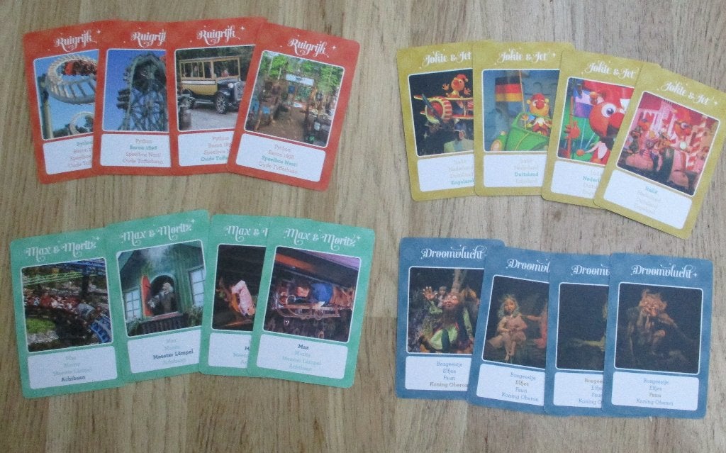 efteling kwartet 32 kaarten prima staat, Ophalen of Verzenden, Zo goed als nieuw, Overige typen