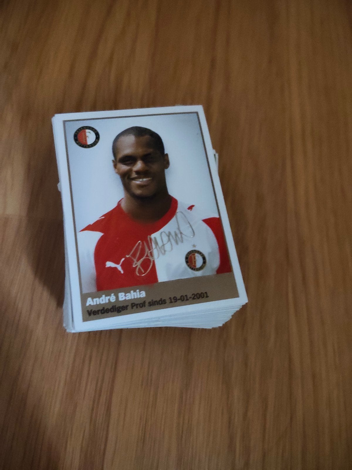 Voetbalplaatje André Bahia Feyenoord, Ophalen of Verzenden, Gebruikt, Feyenoord, Spelerskaart