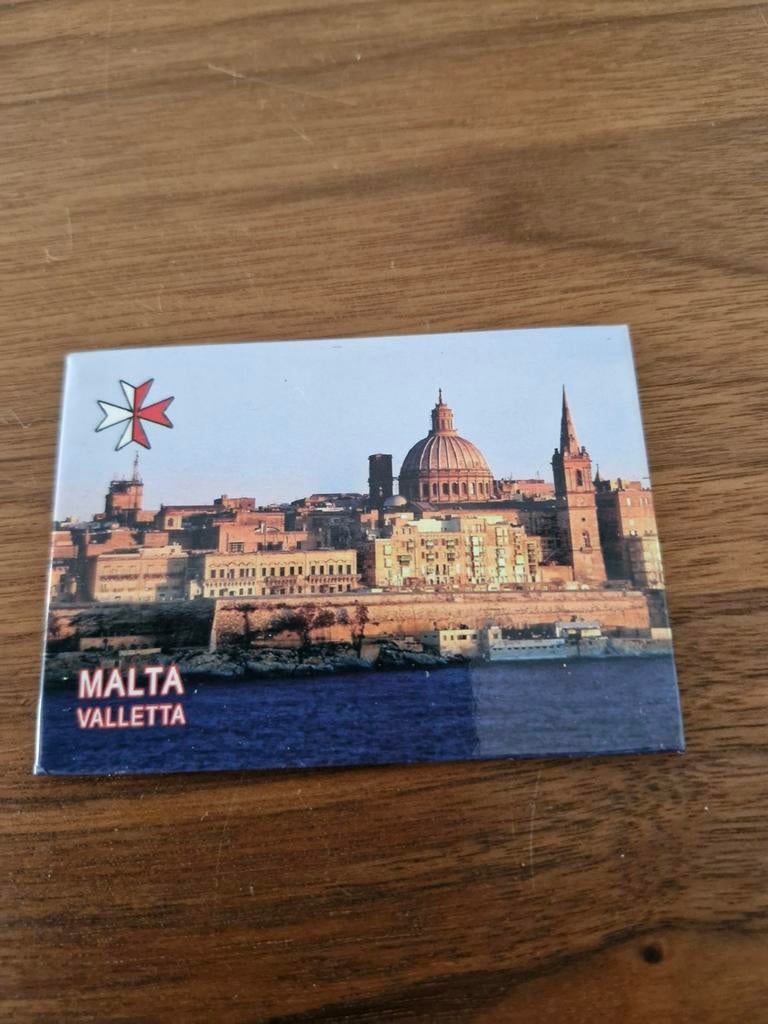 336 Koelkastmagneet Malta Valletta, Verzamelen, Ophalen of Verzenden