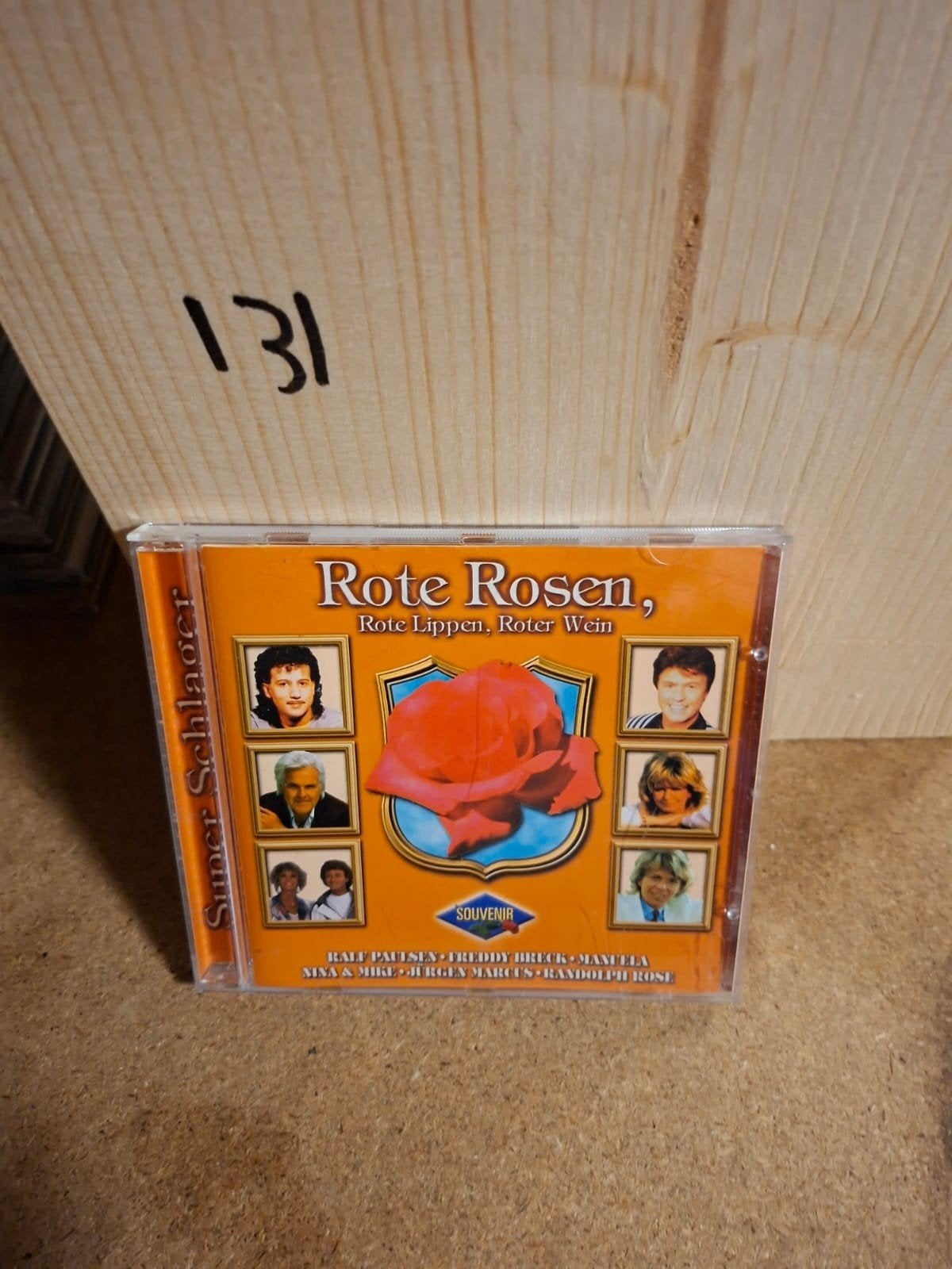CD: Rote Rosen, Rote Lippen, Roter Wein - Super Schlager, Ophalen of Verzenden, Gebruikt, Verzamelalbum, Schlager