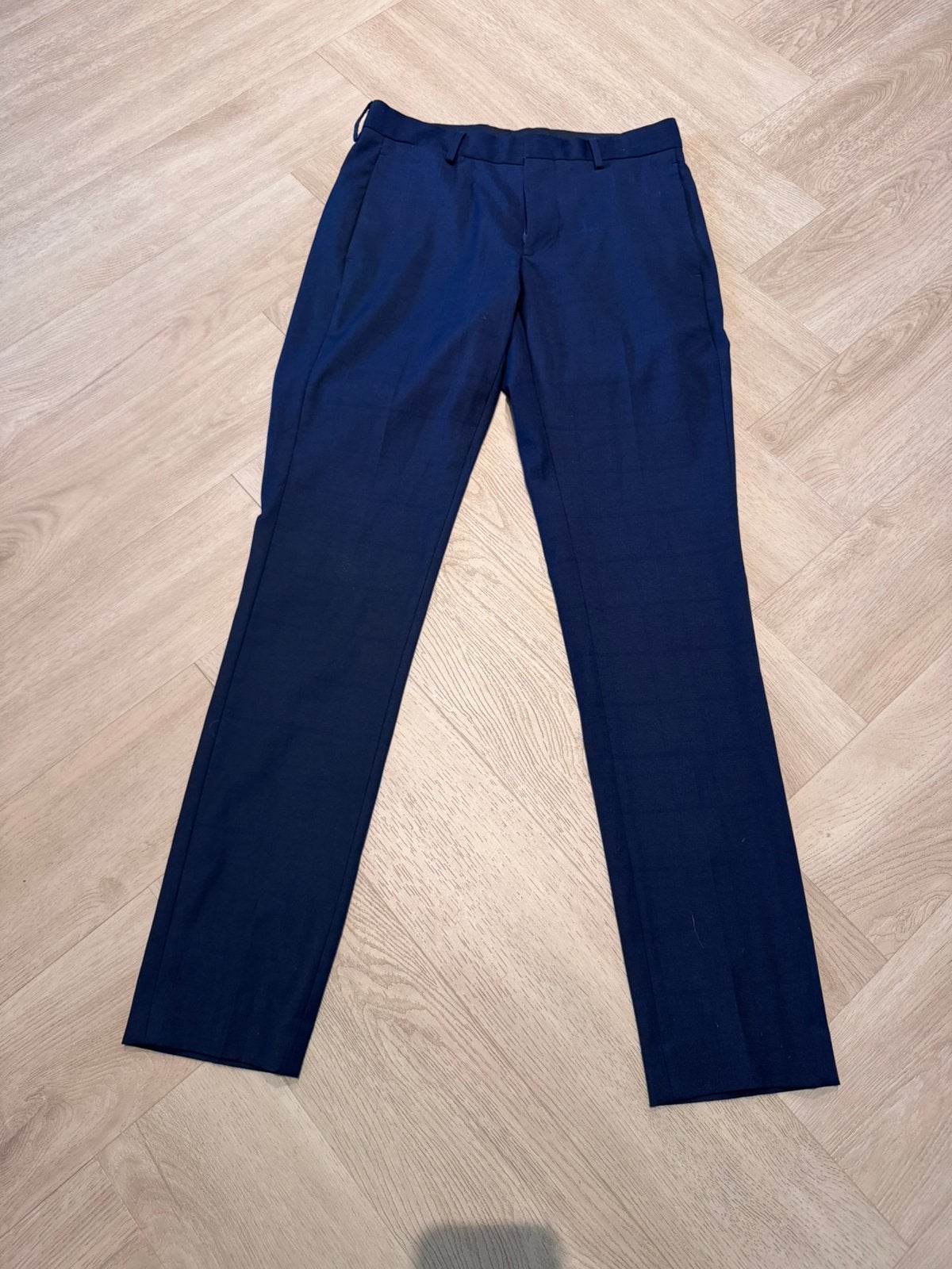Mango/ MNG Pantalon Donkerblauw Maat 38/28 (Super Slim), Ophalen of Verzenden, Zo goed als nieuw, Maat 46 (S) of kleiner, Blauw