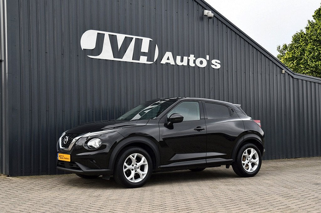 Nissan Juke 1.0 DiG-T AUT Acenta 10-2022 | BTW | Navi | Appl, Auto's, Nissan, Stof, Gebruikt, Huisgarantie, Met garantie (alle)