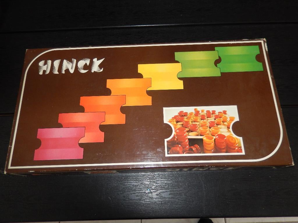 bordspel: Hinck (compleet, alleen geen spelregels), Ophalen, Zo goed als nieuw