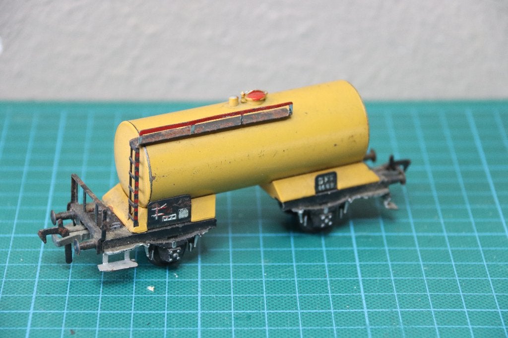 Fleischmann ketelwagen vintage, Hobby en Vrije tijd, Modeltreinen | H0, Gebruikt, Gelijkstroom, Fleischmann, Wagon