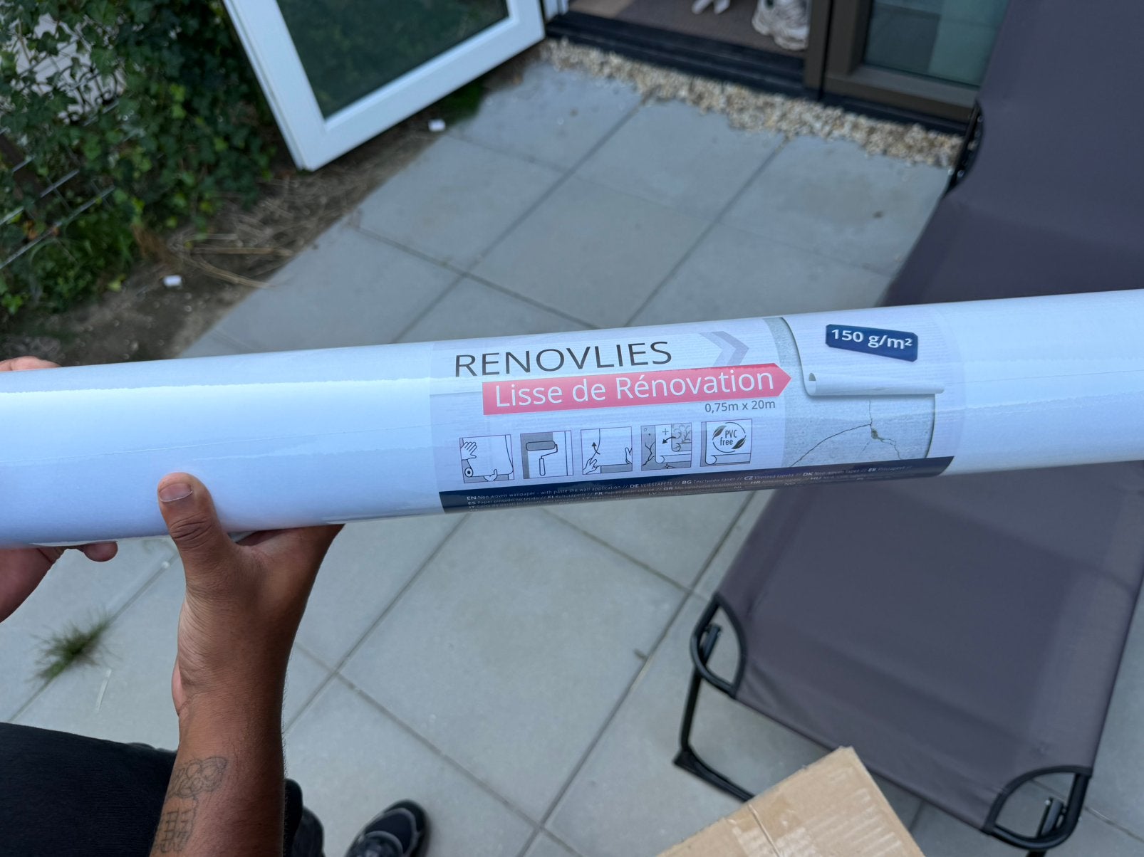 Renovlies 18 rollen, Ophalen, Nieuw, 15 m² of meer, Folie