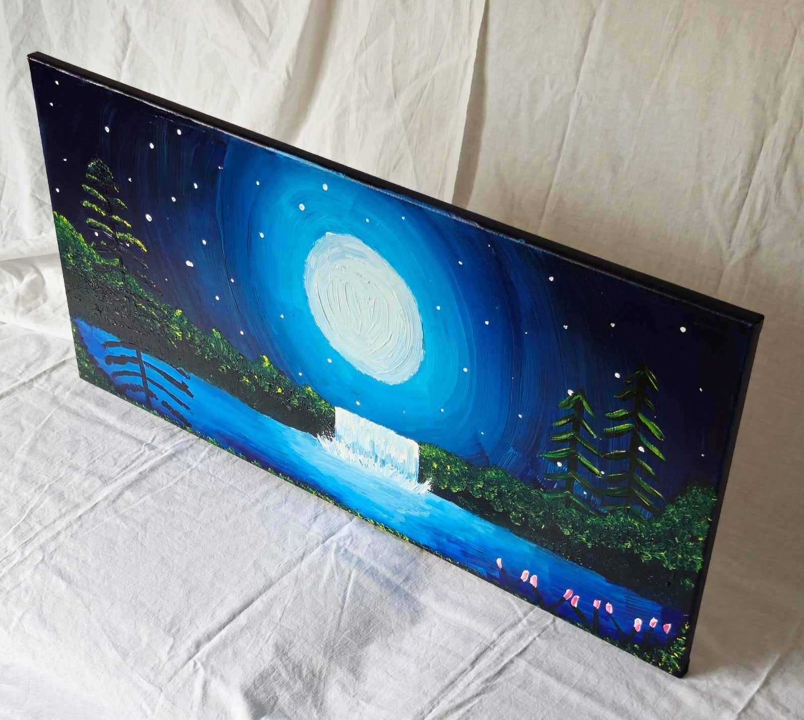 Schilderij 80 cm x 40 cm, Antiek en Kunst, Kunst | Schilderijen | Abstract, Ophalen