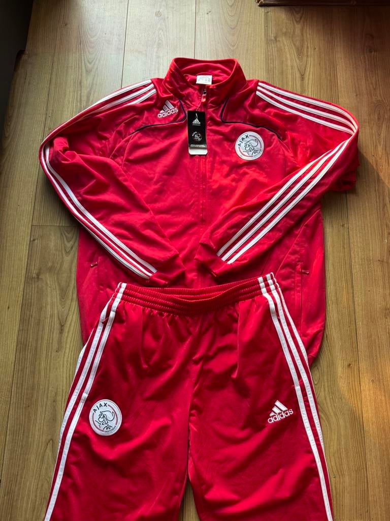 Uniek compleet trainingspak NIEUW ajax amsterdam 2008/09, Maat L, Ophalen of Verzenden, Nieuw, Trainingspak