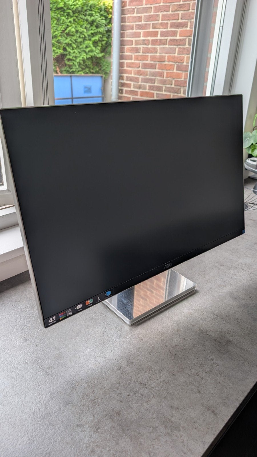 AOC U27P2 - 27 inch 4K IPS Monitor (Inclusief kabels), Computers en Software, Monitoren, Ophalen, AOC, HDMI, In hoogte verstelbaar