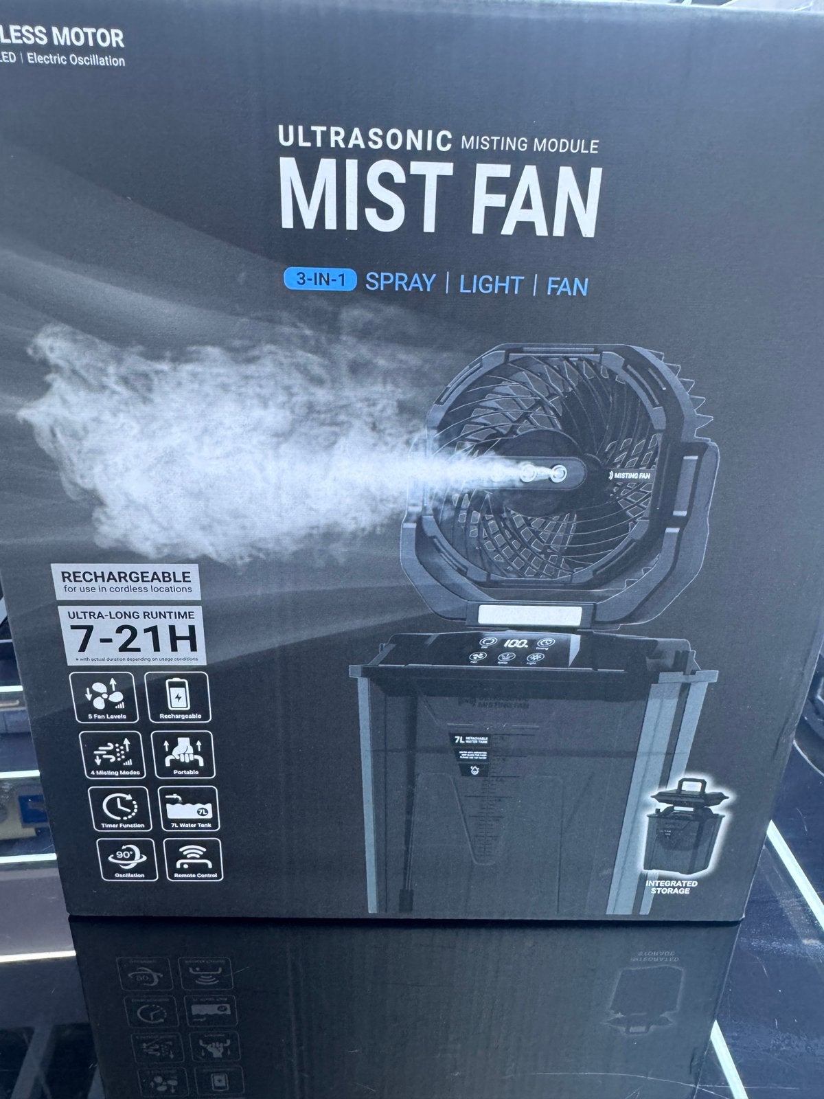 Mist water ventilator nieuw in doos, Ophalen of Verzenden, Zo goed als nieuw
