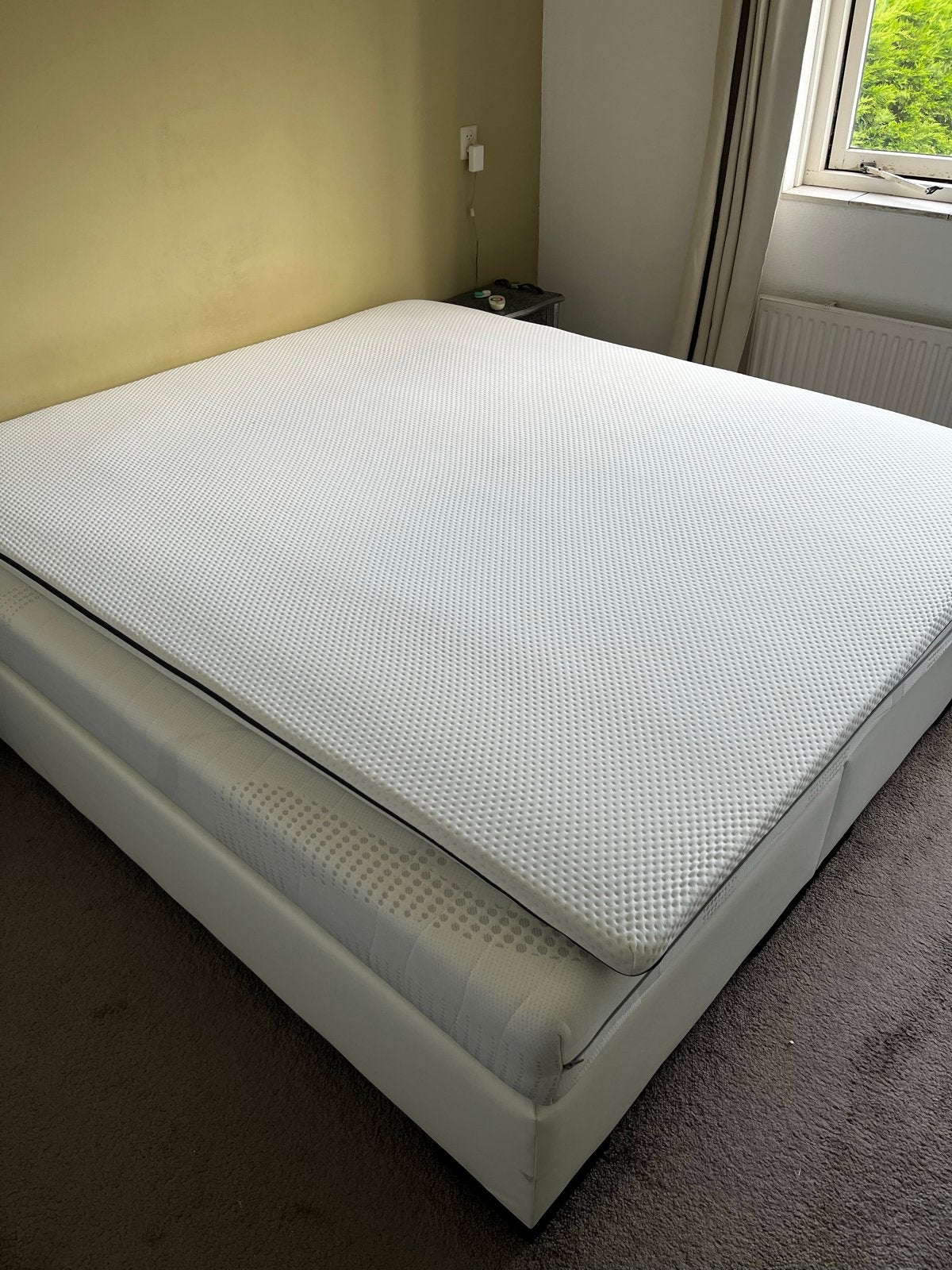 Emma Flip Topmatras 180x210 (harde en zachte kant), Ophalen, 210 cm, Tweepersoons, Zo goed als nieuw