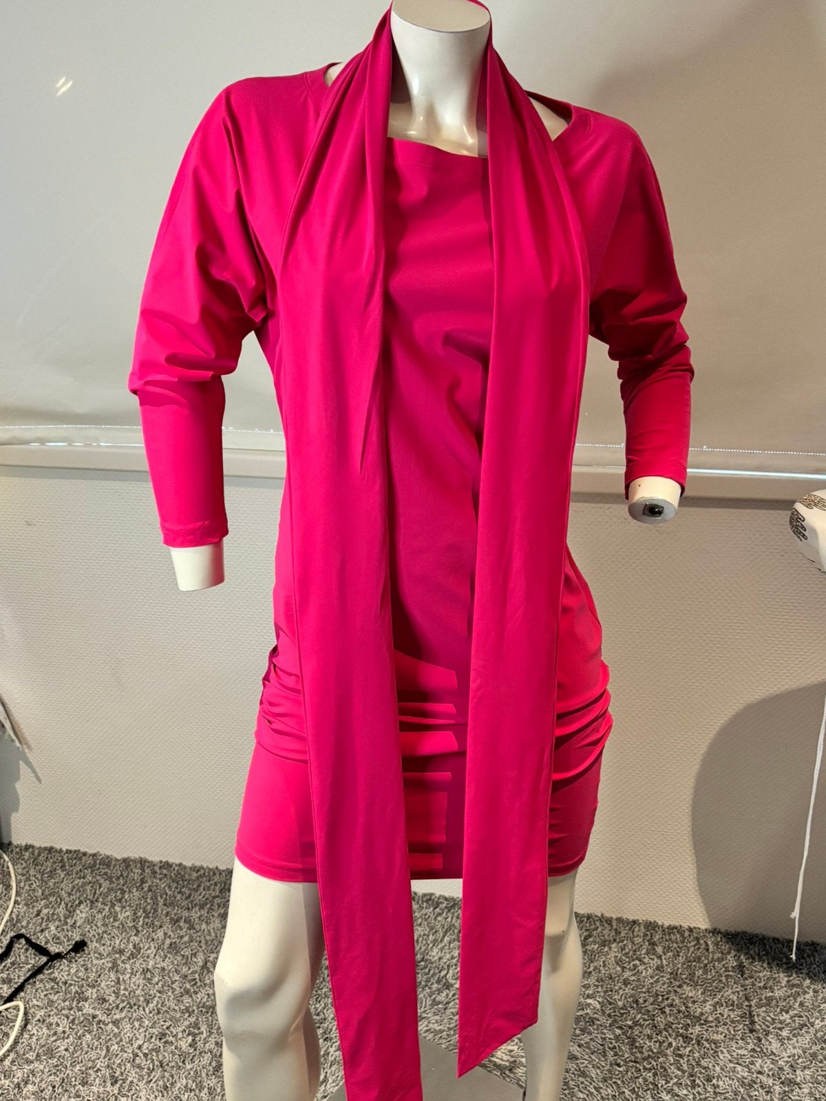 La dress jurkje met riem. Xxs, ., Ophalen of Verzenden, Zo goed als nieuw, .