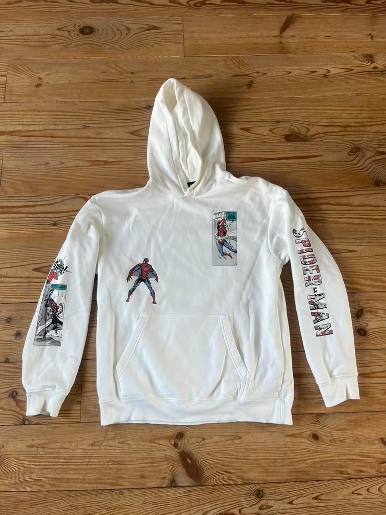 Hoodie, wit, spiderman, maat M, Ophalen of Verzenden, Nieuw, Wit