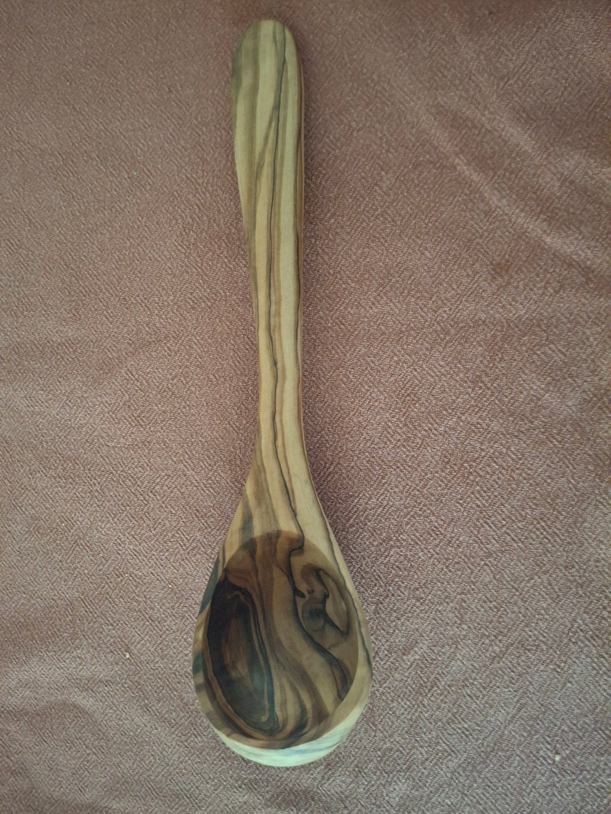 Nieuwe olijfhouten soeplepel Happywoods + bijenwas, Overige typen, Hout, Nieuw, Ophalen of Verzenden