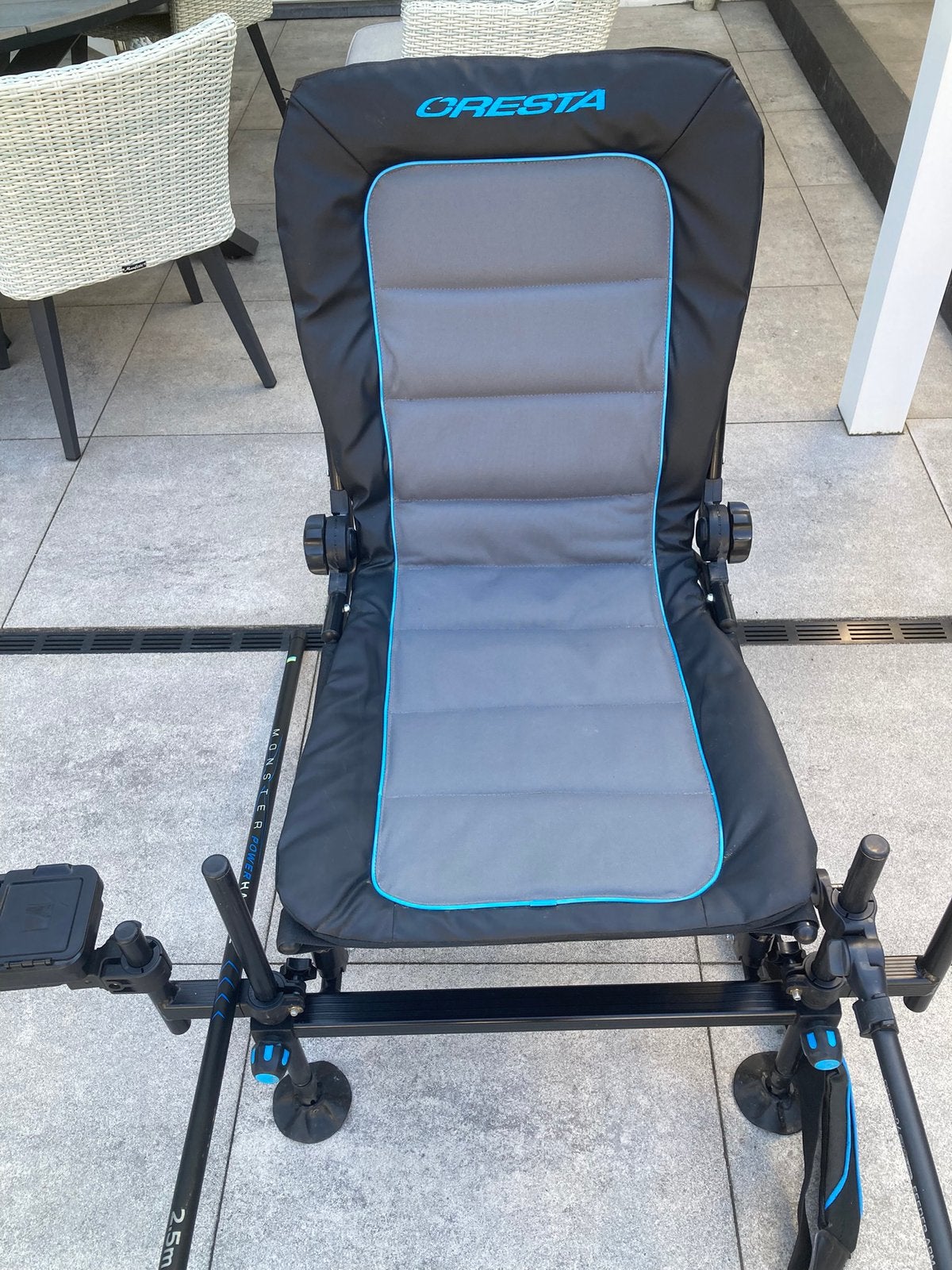 Te koop cresta feederstoel, Watersport en Boten, Hengelsport | Witvissen, Ophalen, Zo goed als nieuw, Overige typen