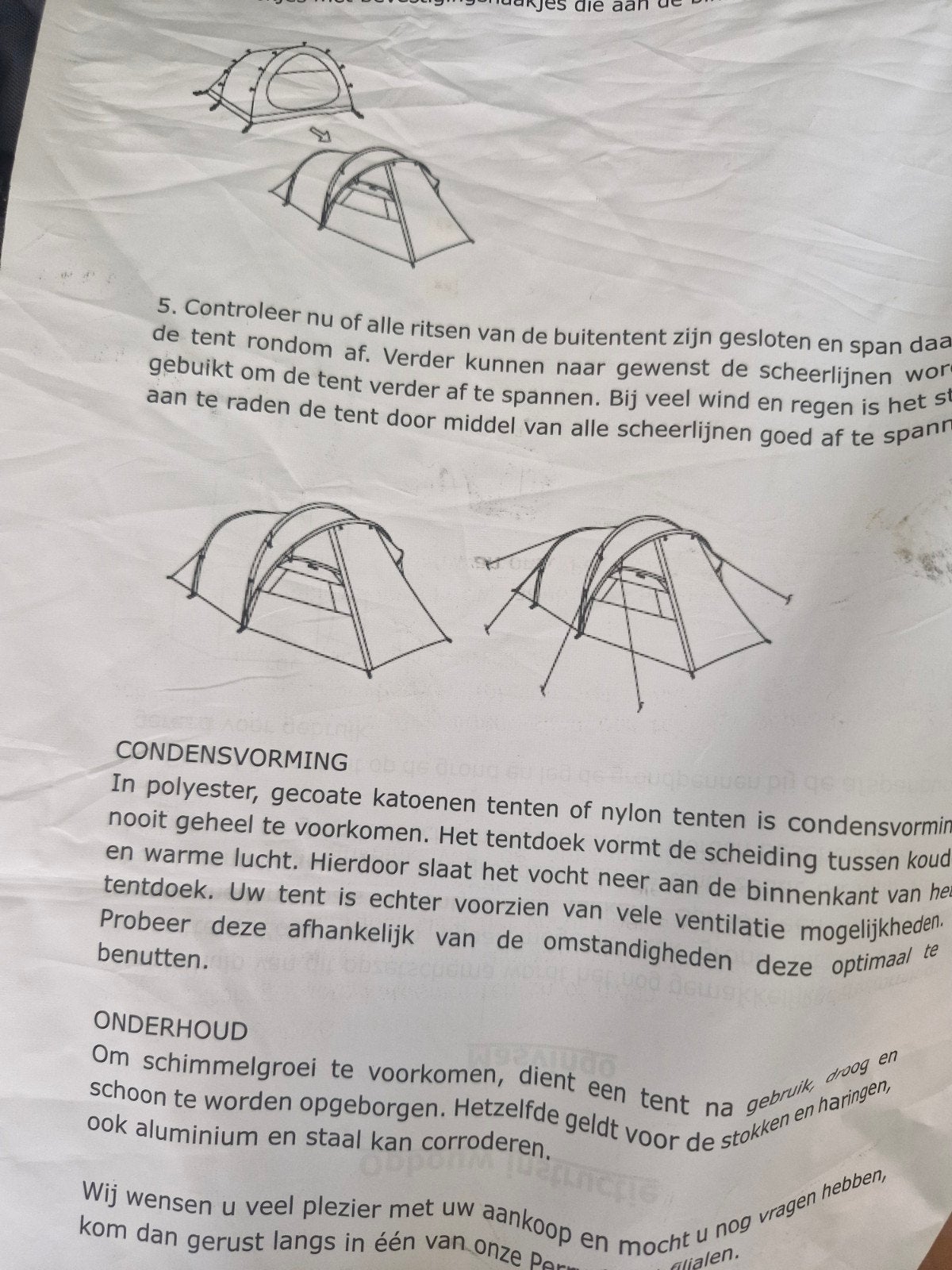 3 persoons tent, Ophalen, Nieuw