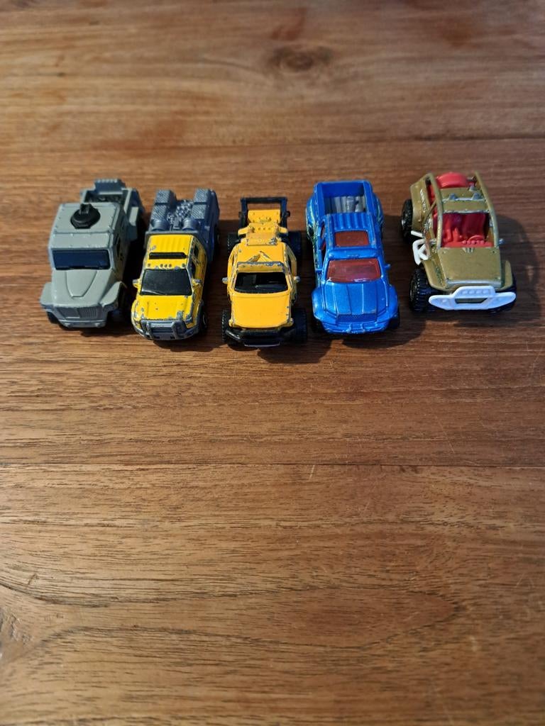 Set van 5 Mattel Matchbox speelgoedauto's - diverse modellen, Ophalen of Verzenden, Gebruikt