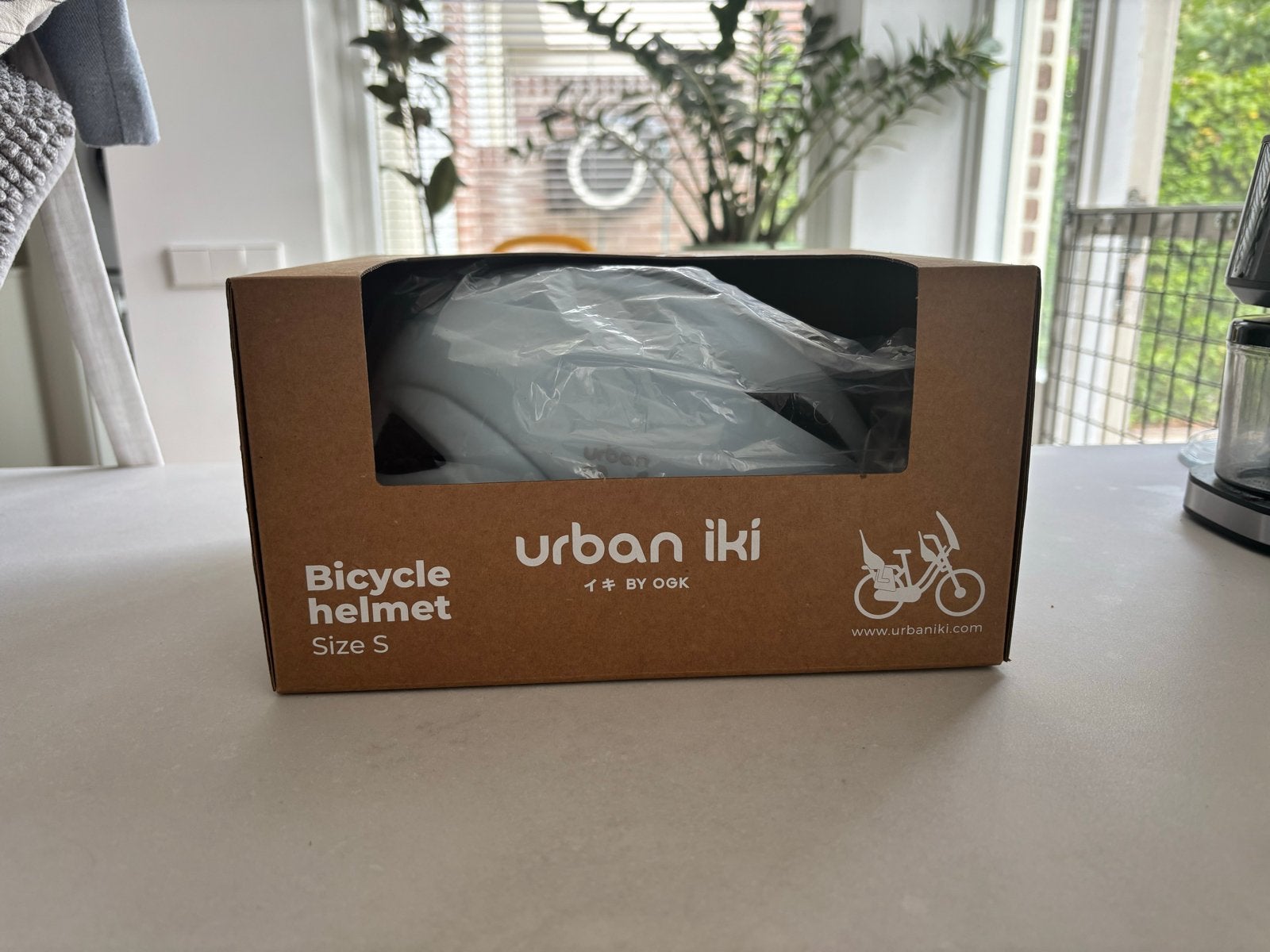 Urban Iki Fietshelm Aotake Light Blue Maat S (48-52 cm), Fietsen en Brommers, Fietsaccessoires | Fietshelmen, Ophalen of Verzenden