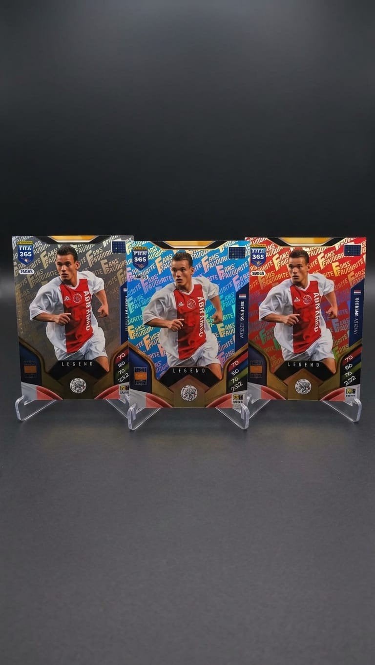 Set Panini FIFA 365 Wesley Sneijder Legend Parallels, Ophalen of Verzenden, Zo goed als nieuw, Buitenlandse clubs, Poster, Plaatje of Sticker