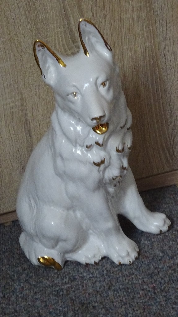 Honden Beeld Van Aardewerk., Ophalen of Verzenden, Zo goed als nieuw, Dier