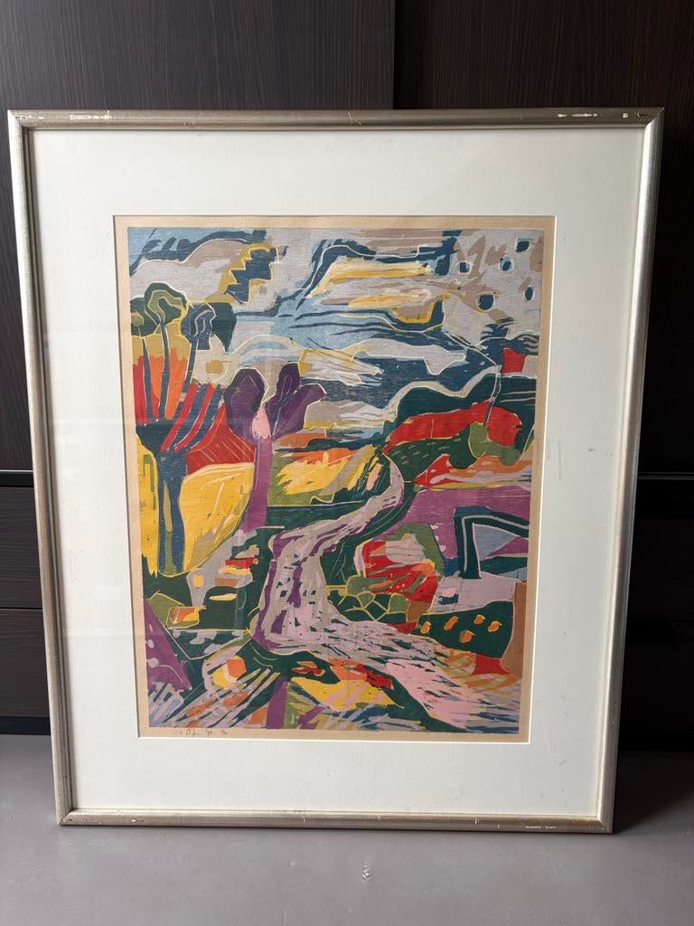 Kleurrijk Stilleven door Vincent van Ojen (1993), Ophalen