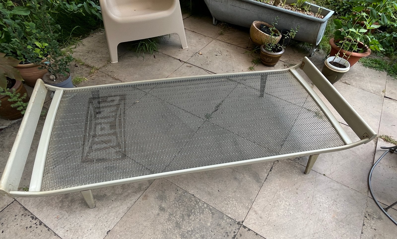 Vintage Auping bedframe, demontabel, 80x190 cm, Ophalen, Gebruikt, Eenpersoons, 190 cm of minder