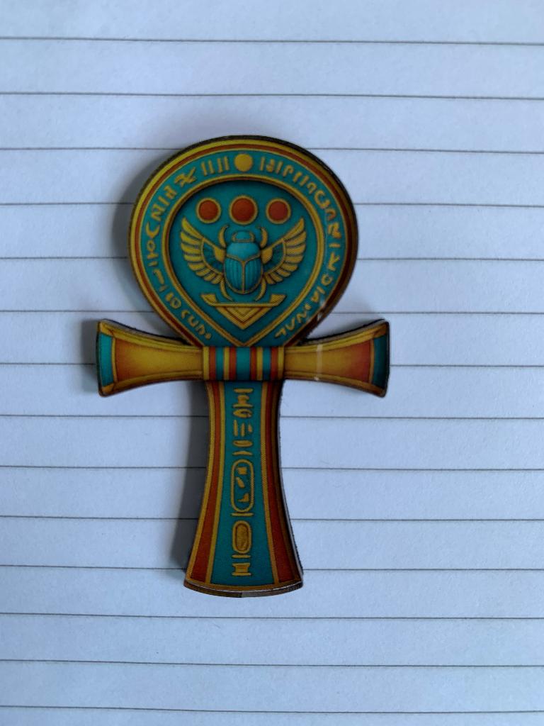 Egyptische magneet Ankh Kruis, Ophalen of Verzenden, Zo goed als nieuw, Afrikaans, Overige typen