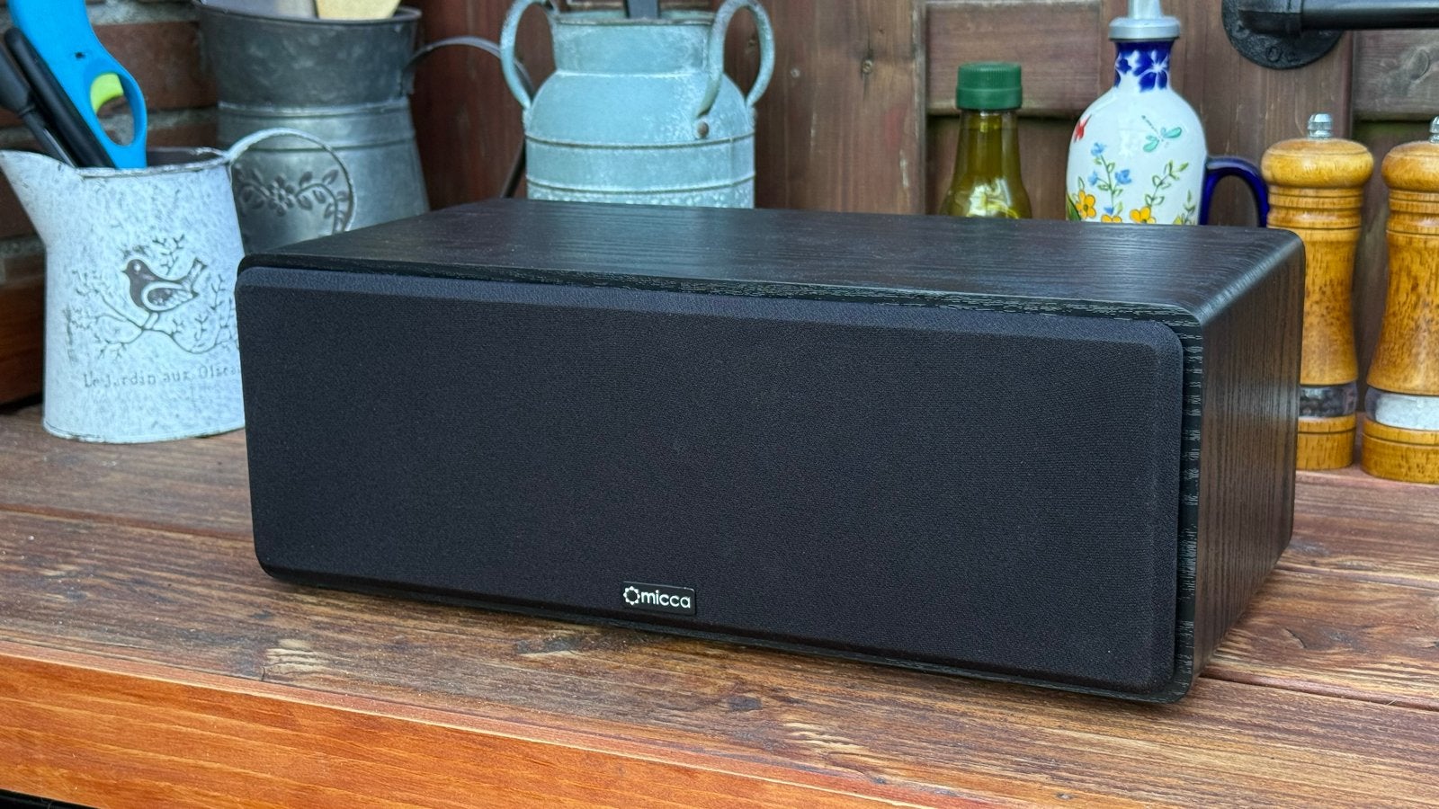 Micca MB42-C Media Series Center Speaker - 100 Watt, Zo goed als nieuw, 60 tot 120 watt, Geschikt voor surround/home cinema, Center speaker