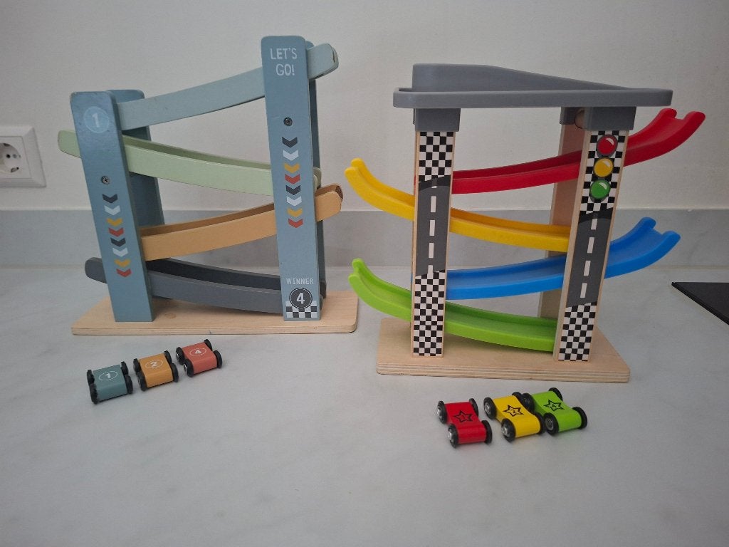 Little Dutch rollerbaan en nog een rollerbaan, Handmatig, Ophalen, Overige merken, Racebaan