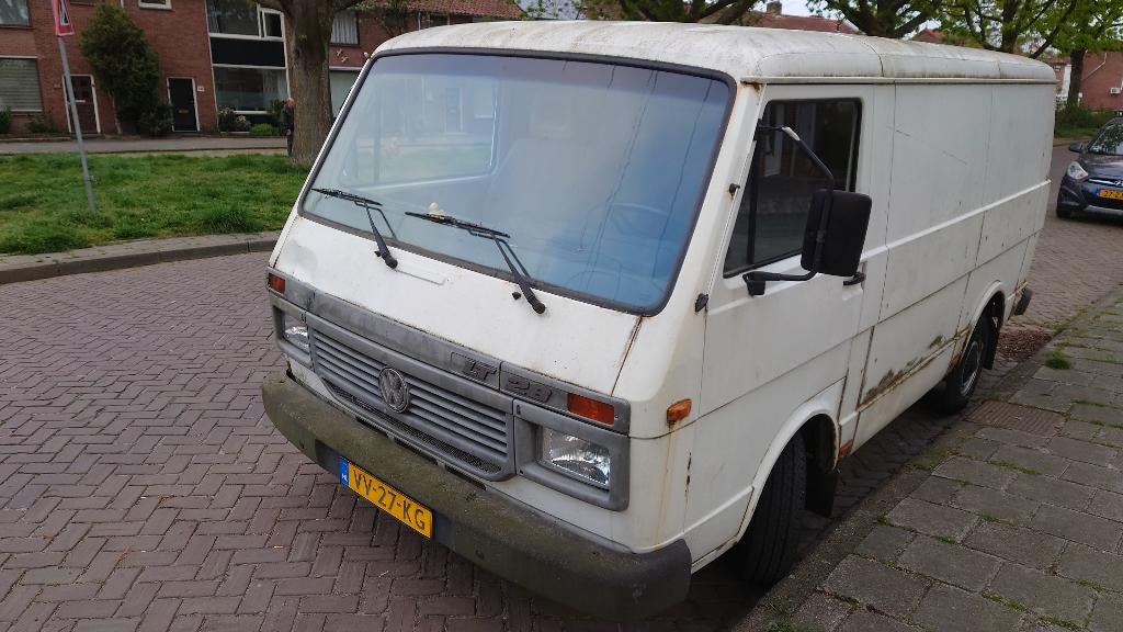 Volkswagen LT 28 A D 1993 VW LT28, Auto's, Bestelauto's, Volkswagen, Wit, Origineel Nederlands, Grijs