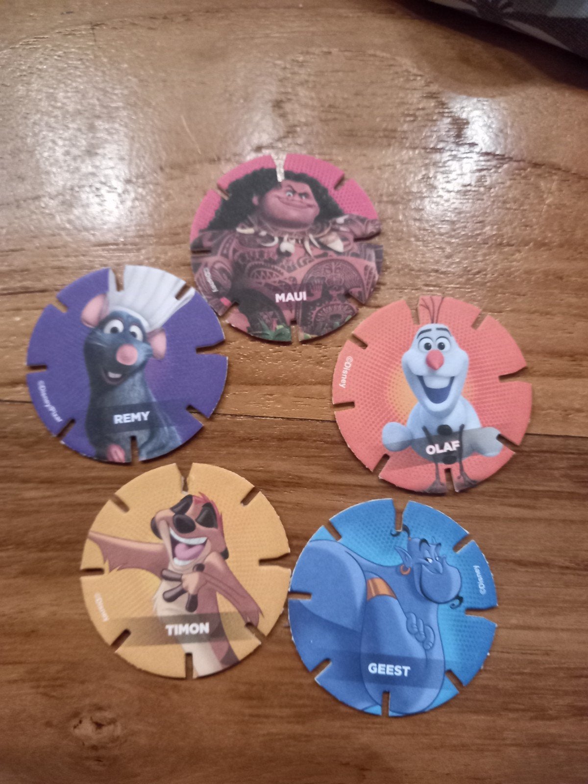 Ah Disney Diskeyz - Maui, Olaf, Remy, Timon, Geest, Verzamelen, Albert Heijn, Verzenden