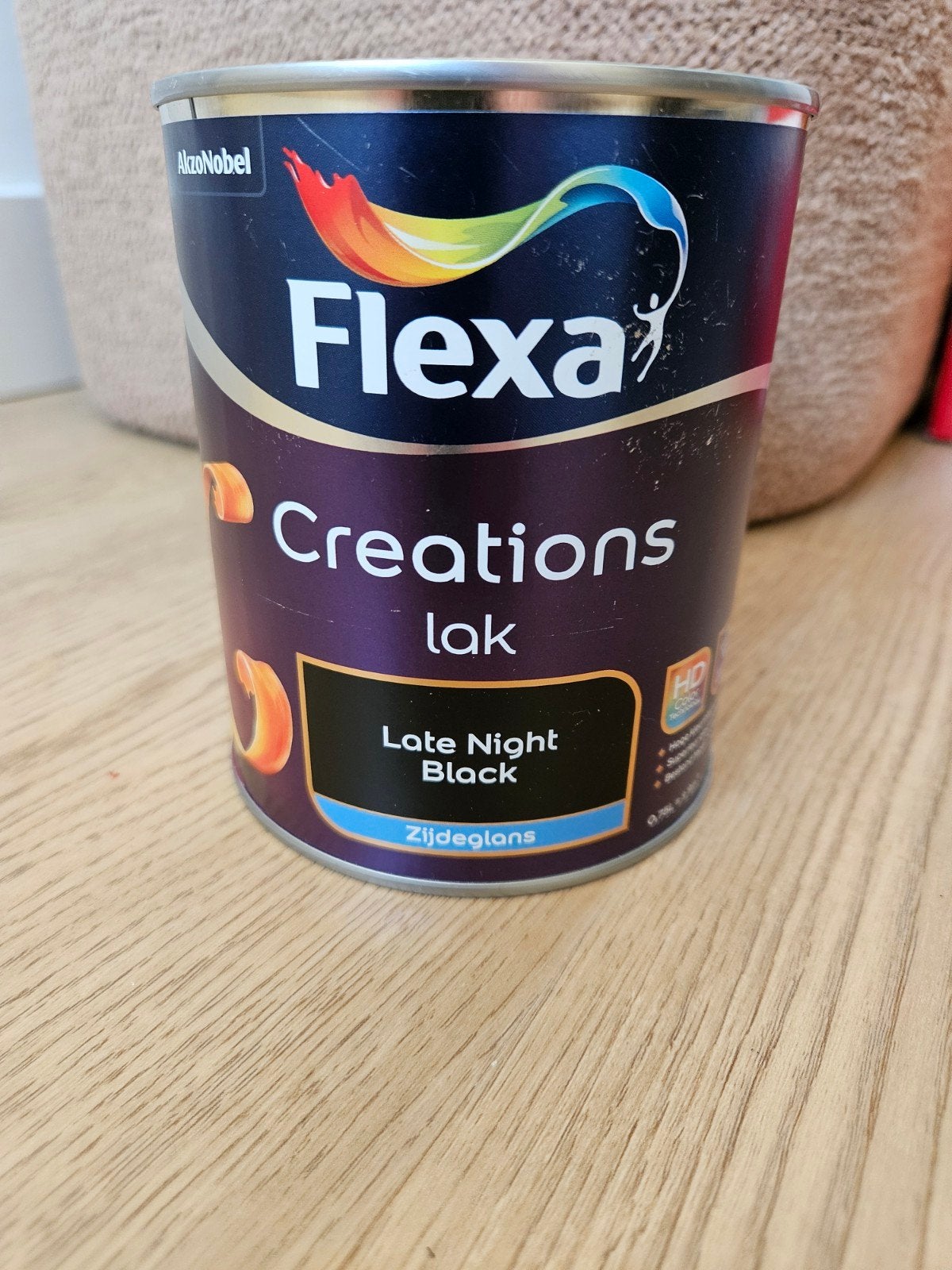 Nieuwe verf Flexa Creations lak, late nicht Black, Ophalen of Verzenden, Nieuw