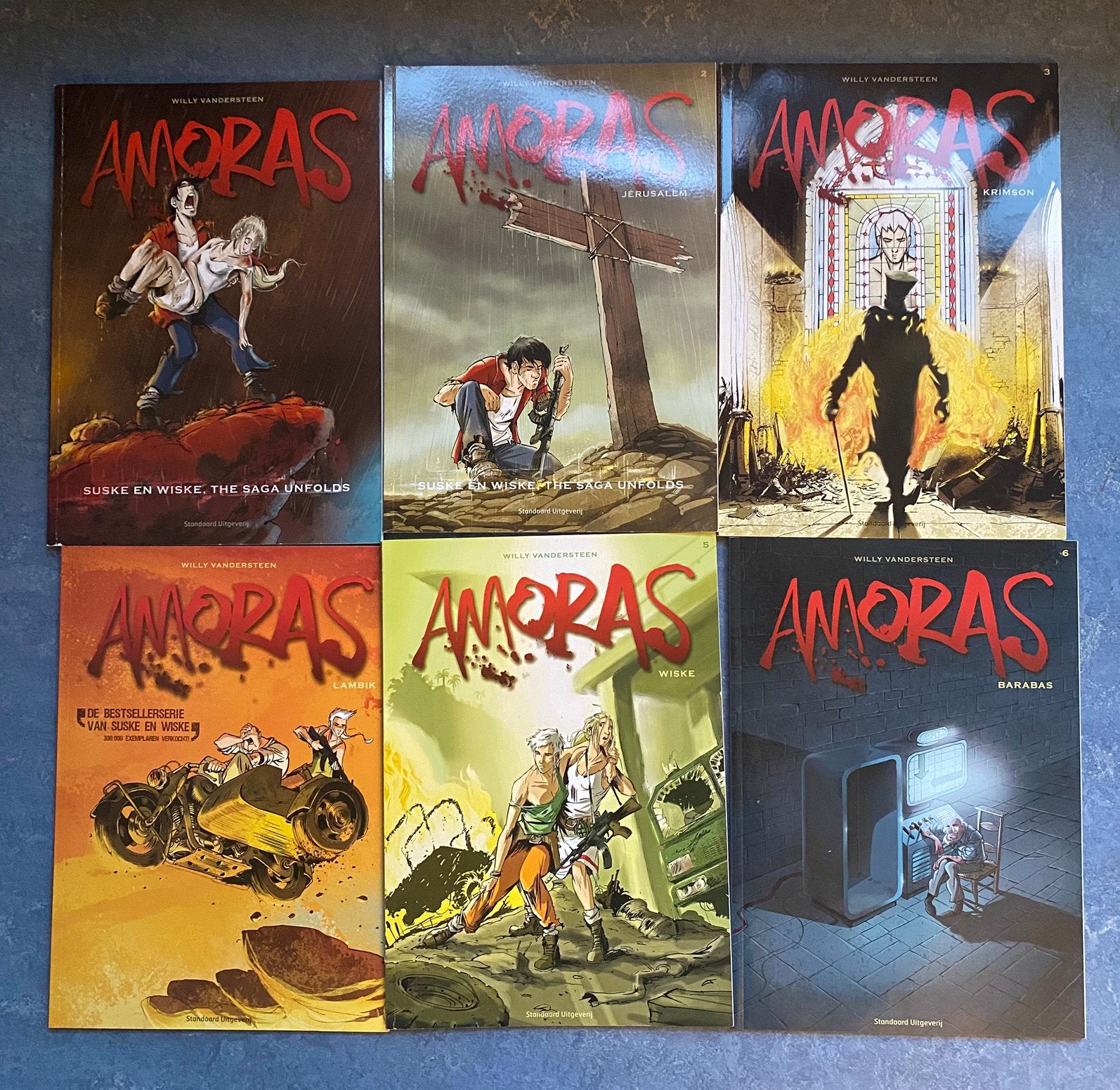 Complete collectie - Amoras: the Saga Unfolds, Boeken, Stripboeken, Complete serie of reeks, Ophalen of Verzenden, Zo goed als nieuw