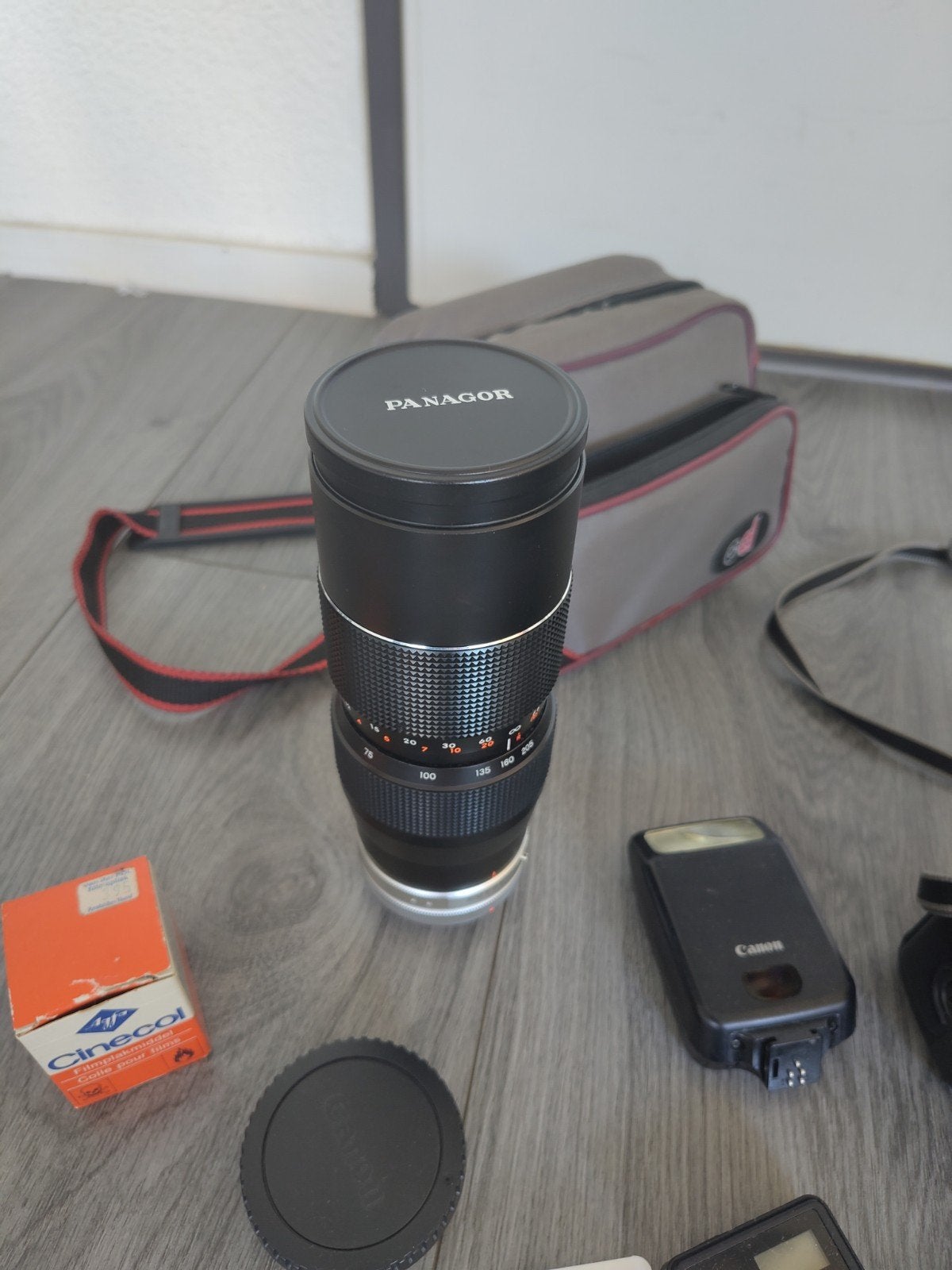 Complete set: 3 camera's, 4 lenzen, flitser en accessoires, Audio, Tv en Foto, Ophalen, Gebruikt, Spiegelreflex, Canon